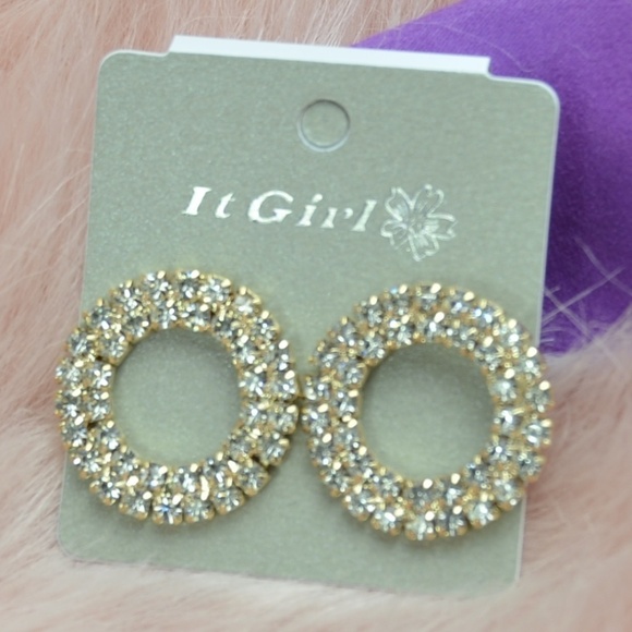 Rhinestone Earrings - Picture 1 of 1